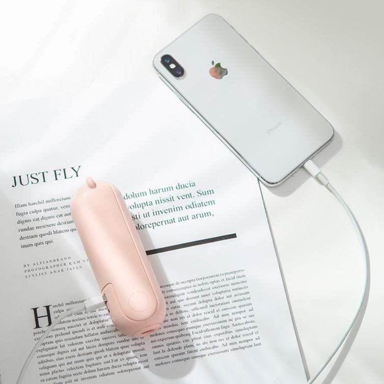 Helms Store Home Adorable 3 IN 1 Pocket Fan/Torch/Power Bank