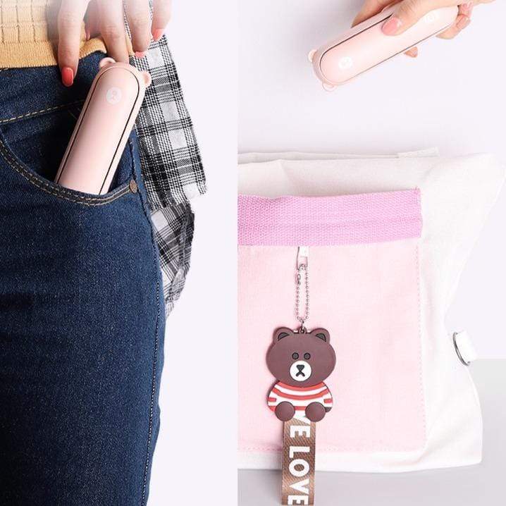 Helms Store Home Adorable 3 IN 1 Pocket Fan/Torch/Power Bank