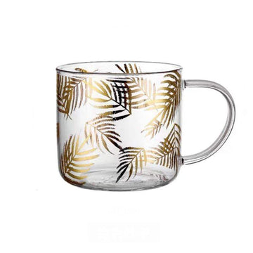 Helms Store Homewares Gold Leaf Lightweight Contemporary Glass