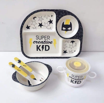 HELMS STORE Kids Kids Bamboo Tableware Set - Batman