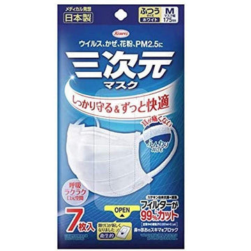 Helms Store Masks Kowa Japan (三次元®) Adults Disposable Face Masks