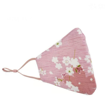 Helms Store Masks Pink Sakura Reusable & Adjustable Adults Face Mask with filter pocket
