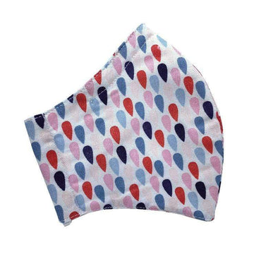 Helms Store Masks Raindrop Reusable & Adjustable Adults Face Mask with filter pocket