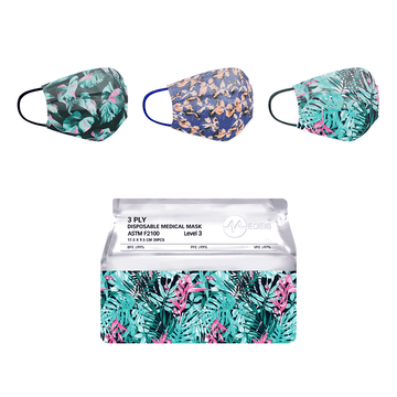HELMS STORE Masks Tropical Adults Disposable Face Masks - Bag of 30