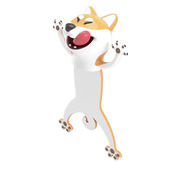 Helms Store Stationary OUCH! Creative 3D Bookmark - Shiba Inu