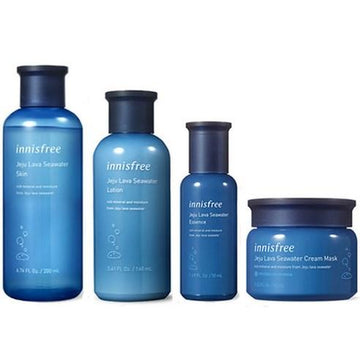 Korealy Skincare SET innisfree Jeju Lava Seawater Skincare SET from Korea