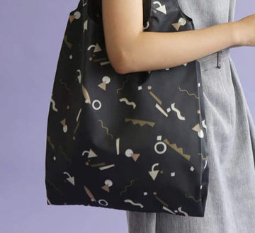 Dailylike Korea Pocket Foldable Reusable Shopping Travel Bag - Bichon Frise