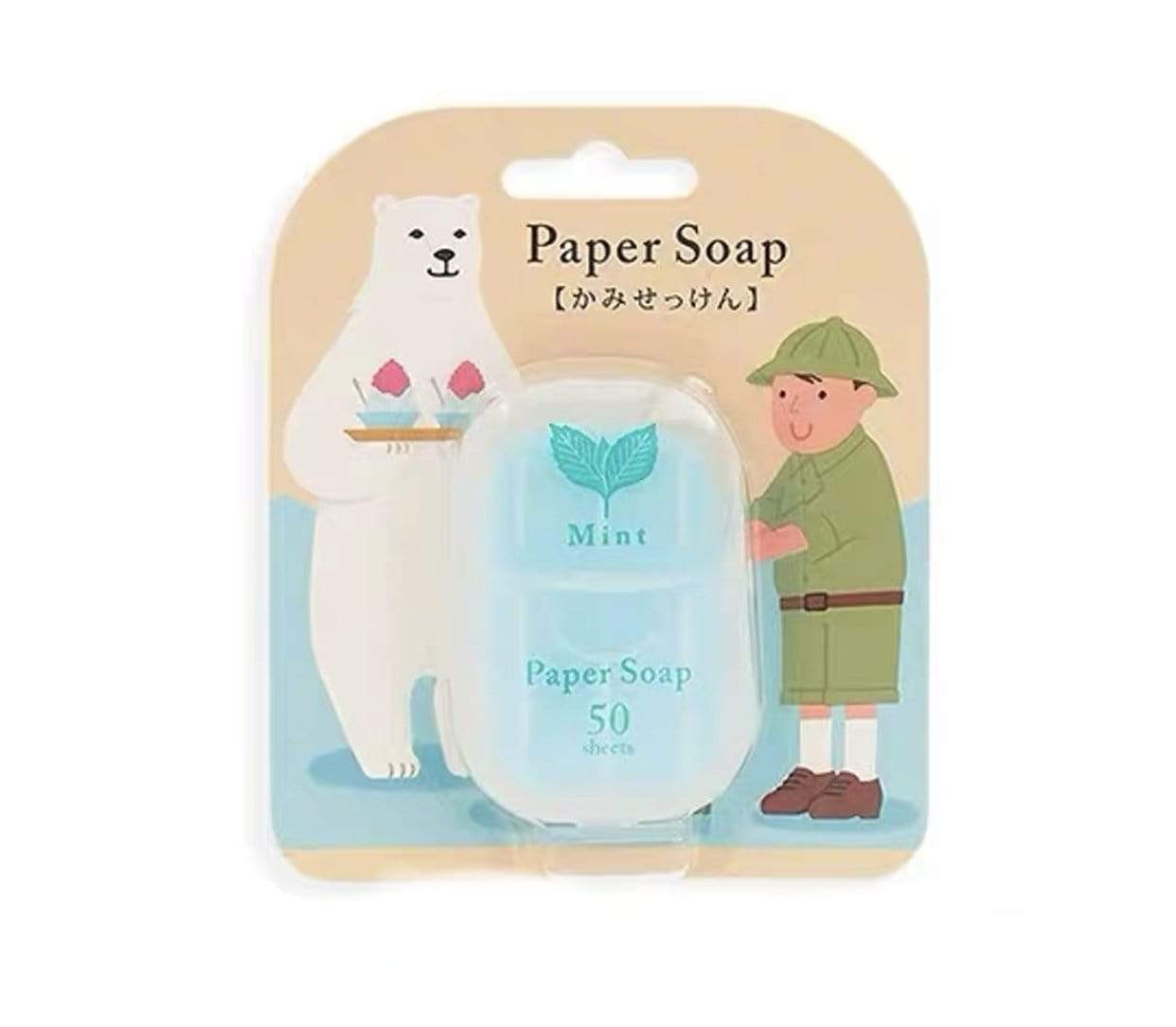 Helms Store Accessories Mint CHARLEY Portable Paper Soap from Japan 50pc