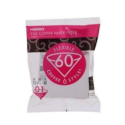 Helms Store Coffee Hario V60 1 Cup White Paper Filter 100 sheets