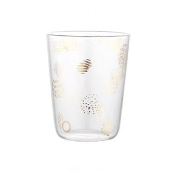 Organic Snowflakes Lightweight Contemporary Drinking Glass