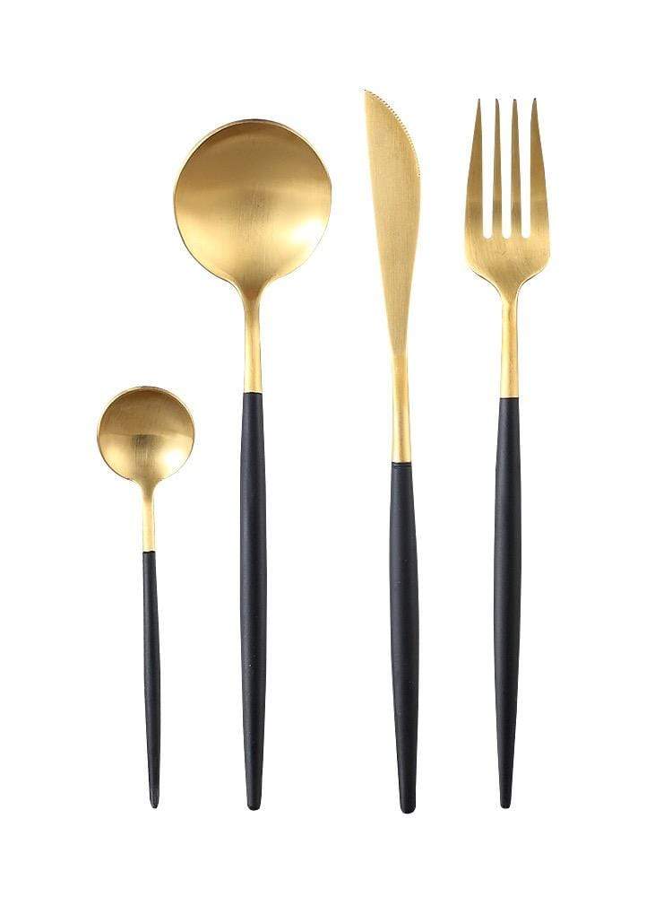 Helms Store Homewares Stainless Steel Luxe 4-piece Cutlery Set