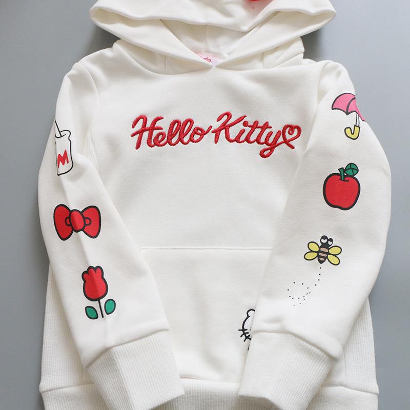 Helms Store Kids BABYDOLL (ベビードール) Japan Hello Kitty Sweater/Hoodie - 100cm