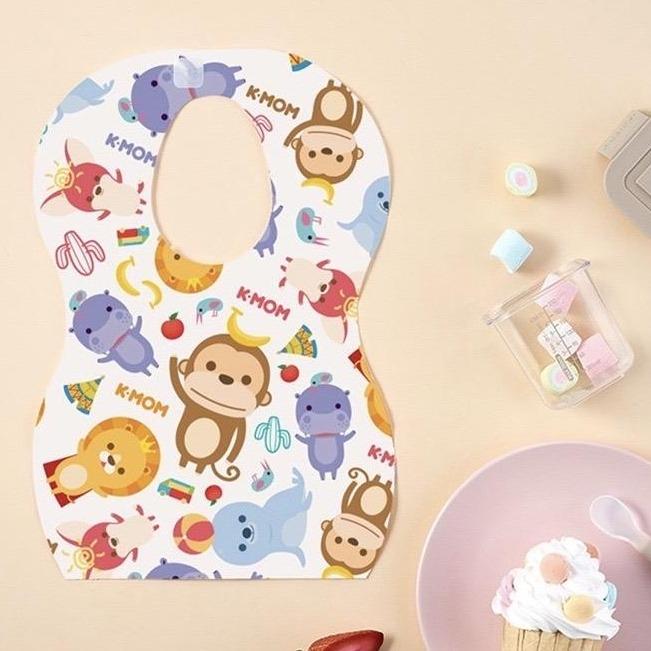 Helms Store Kids K-MOM Korea Waterproof Reusable Baby Bib - 20P