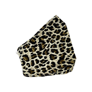 Helms Store Masks Grey Leopard Reusable & Adjustable Adults Face Mask with filter pocket
