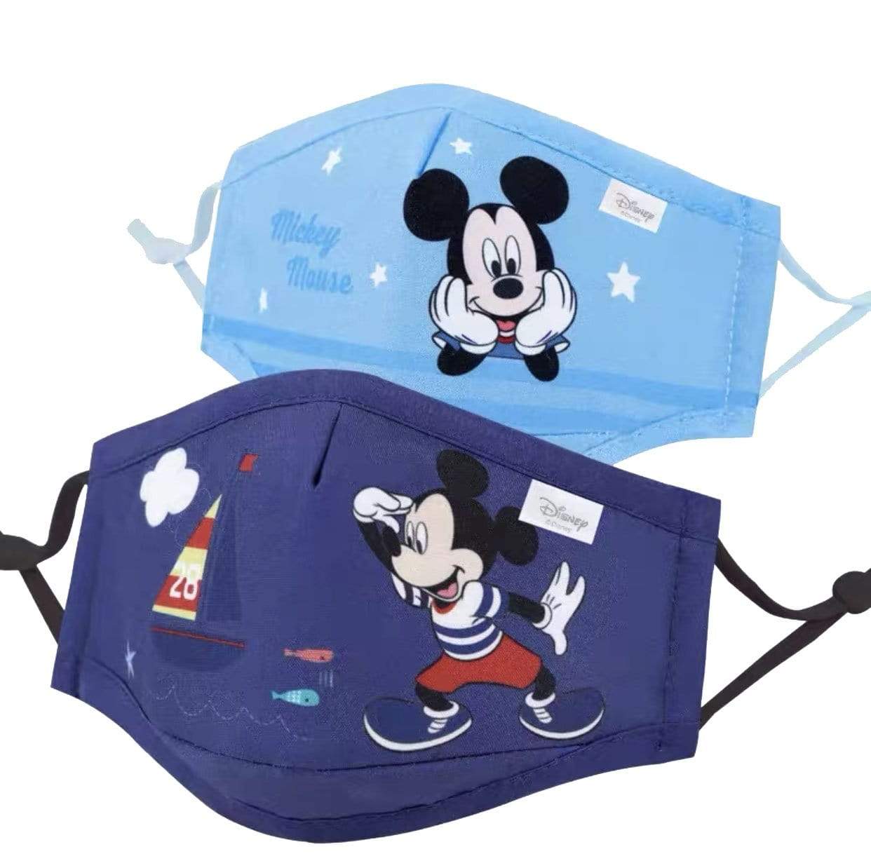 Helms Store Masks Mickey Mouse Reusable & Adjustable Kids Face Mask with filter pocket (Age 3+)