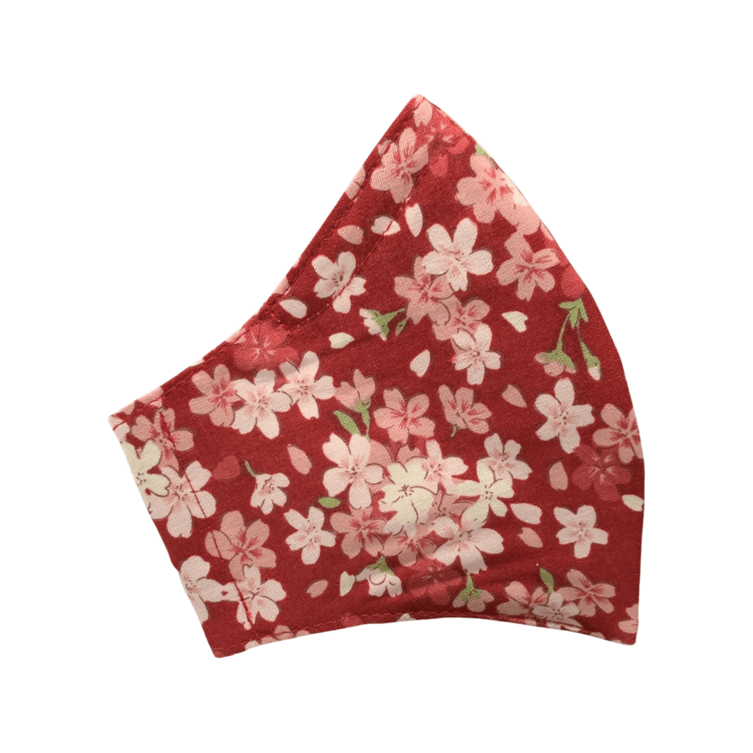 Helms Store Masks Sakura Reusable & Adjustable Adults Face Mask with filter pocket