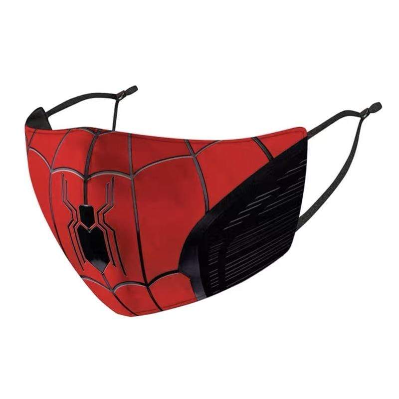 Helms Store Masks Spiderman Reusable & Adjustable Kids Face Mask with filter pocket (Age 5-14)