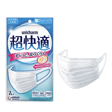 Helms Store Masks Unicharm Japan (超快適®) Adults Disposable Face Masks