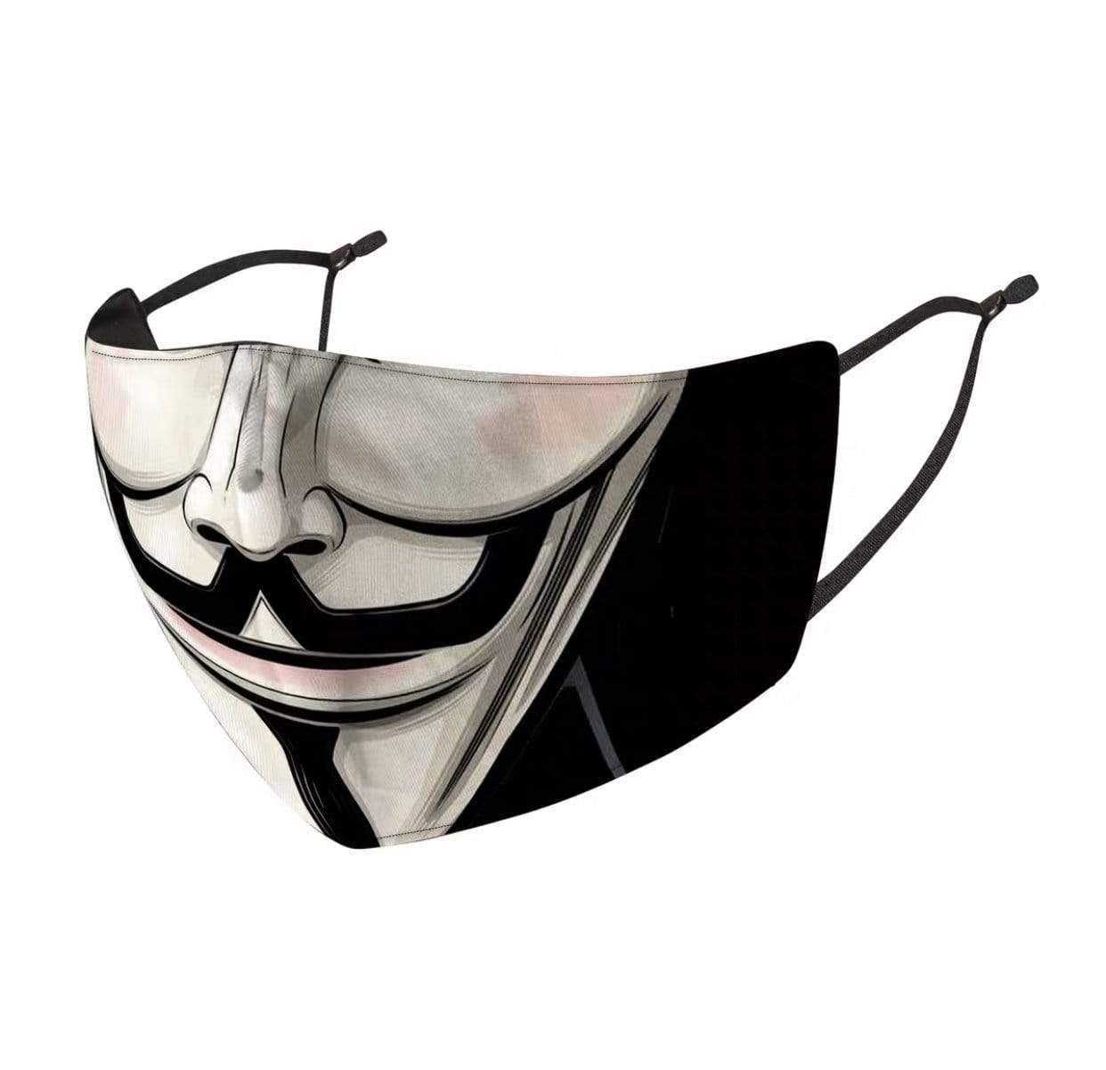 Helms Store Masks Vendetta Reusable & Adjustable Adults Face Mask with filter pocket