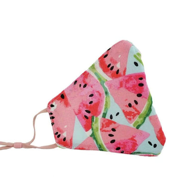 Watermelon Reusable & Adjustable Adults Face Mask with filter pocket