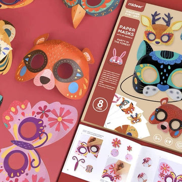 HELMS STORE Mideer Paper Masks with 3D Animals