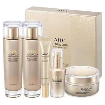 Korealy Skincare SET AHC Renew Age Total 4 Type Gift Set from Korea