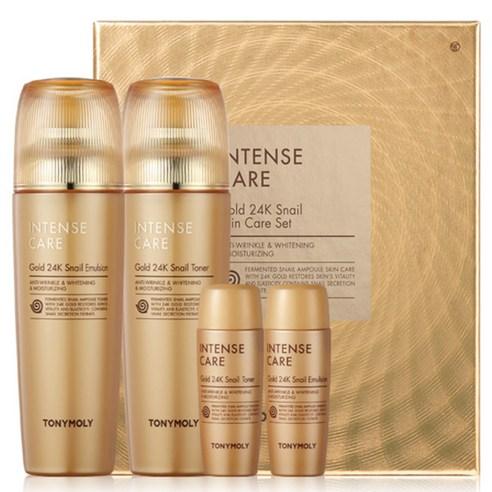 Korealy Skincare SET TONYMOLY Intense Care Gold 24K Snail 2 Set from Korea