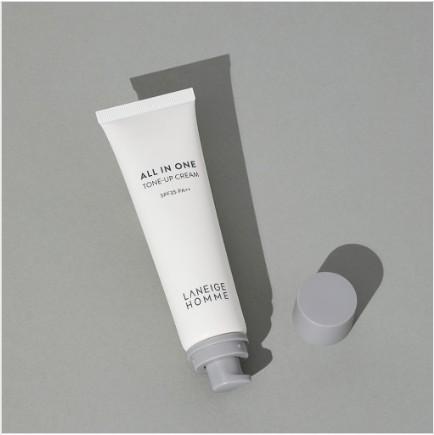 Korealy Tone-up Cream for Men LANEIGE Homme All In One Tone-Up Cream 50ml from Korea